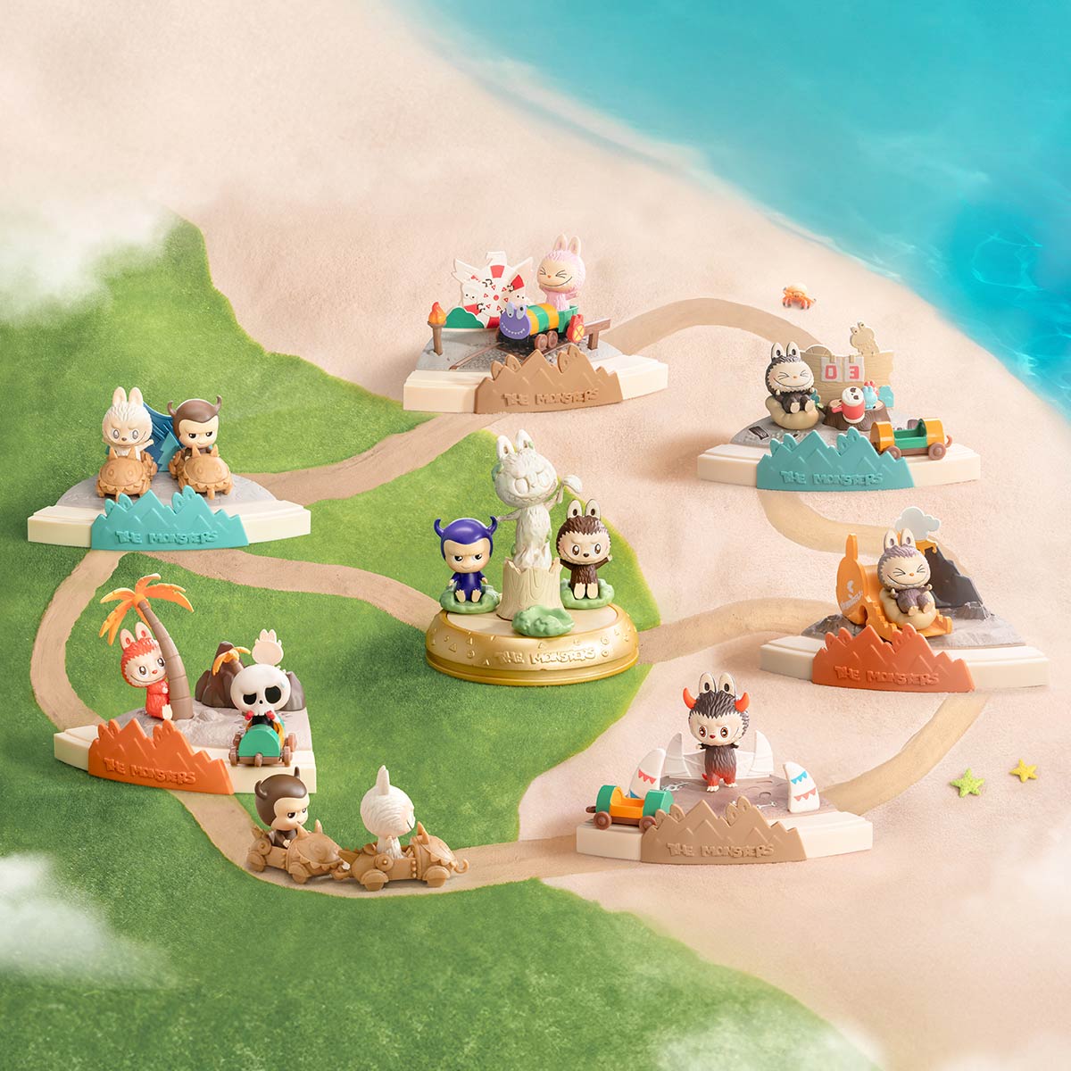 THE MONSTERS Playing Games Series Scene Sets blind box labubu