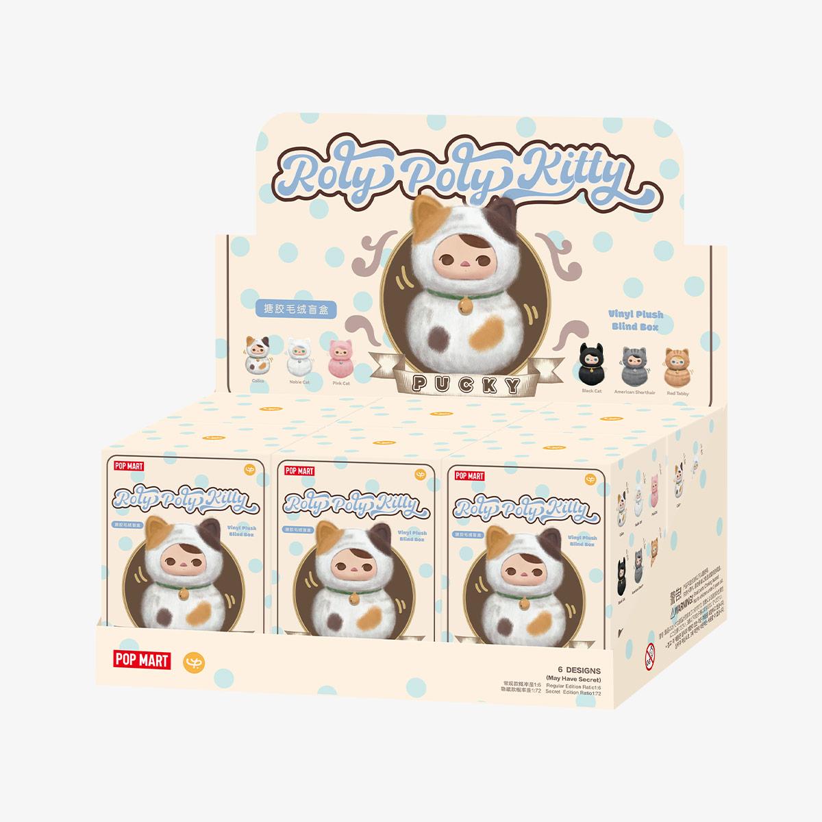 PUCKY Roly-Poly Kitty Series-Vinyl Plush Blind Box