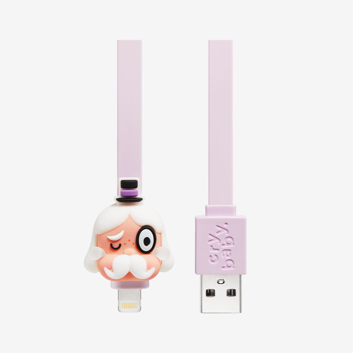 CRYBABY * Powerpuff Girls Series-Cable Blind Box CRYBABY x Flying Girl Police Series Data cable phone charging cable Trendy toy peripheral gifts type-C iphone