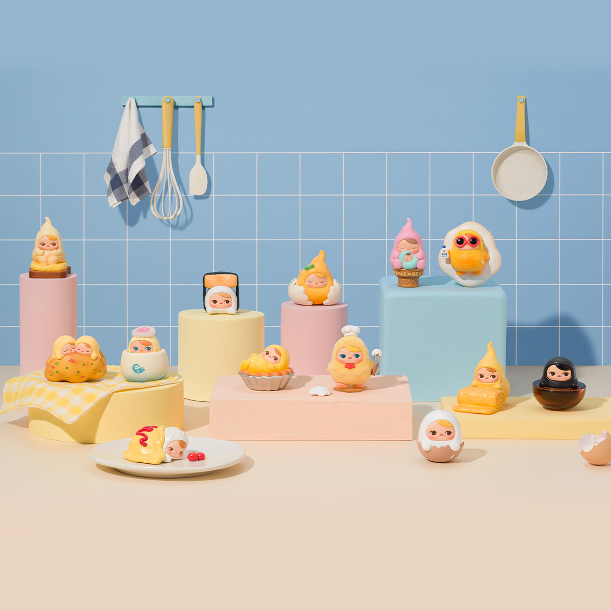 PUCKY Egg Beanie Series Figures Blind box