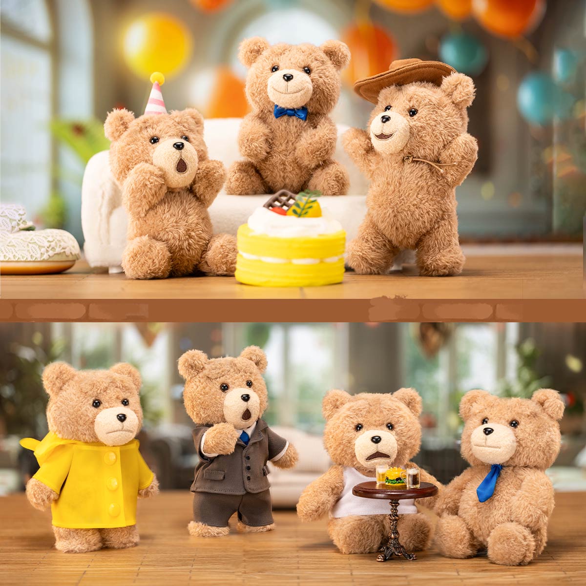 Ted2 Teddy Bear Action Plush Pendant toy