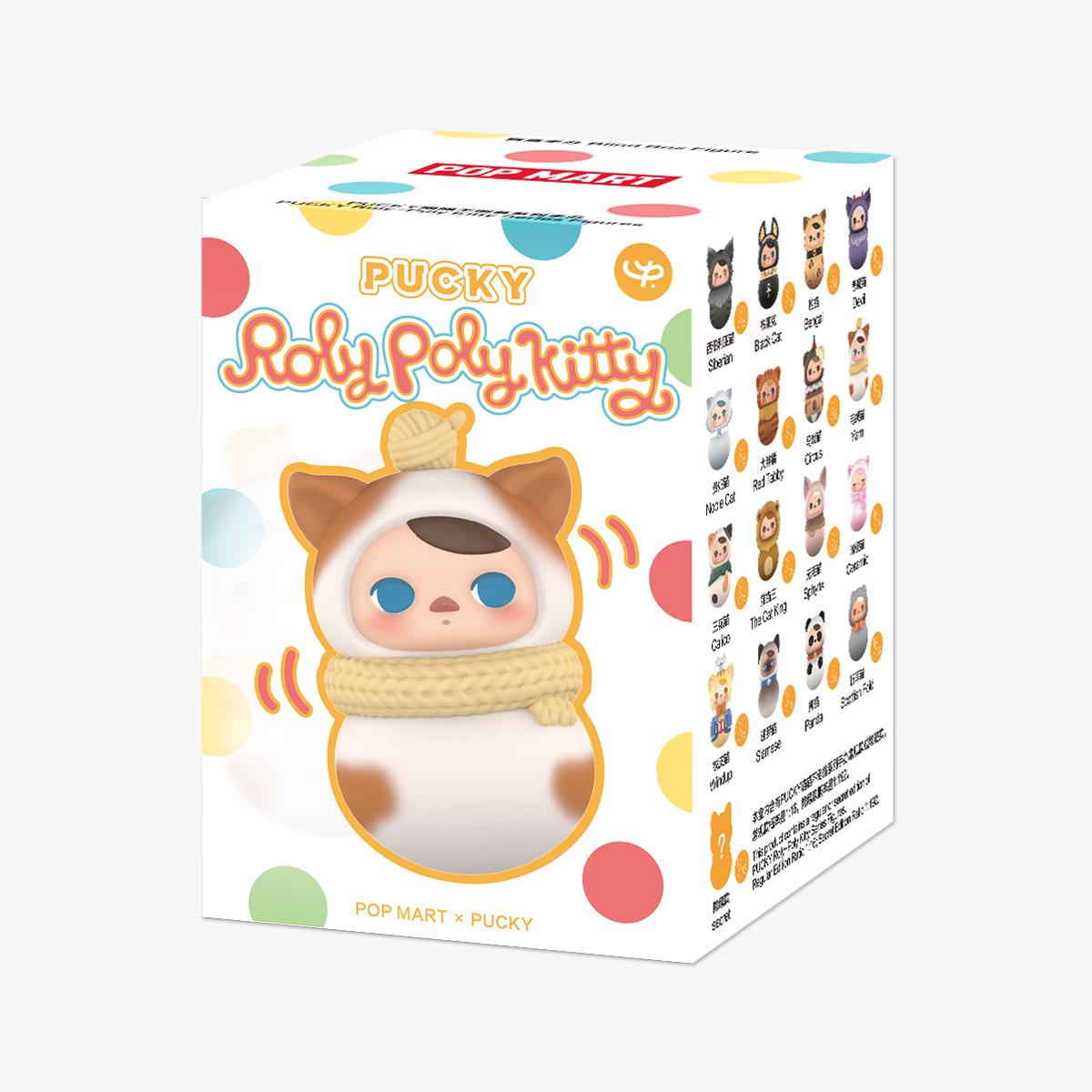 PUCKY Roly Poly Kitty Series Figures cute tumbler Ornaments Figure blind box toys