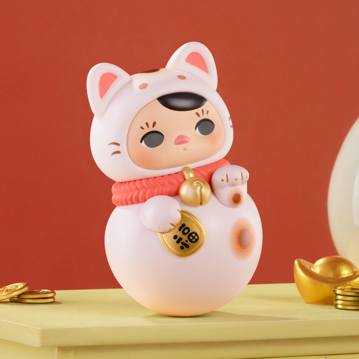 PUCKY Roly Poly Kitty Series Figures cute tumbler Ornaments Figure blind box toys