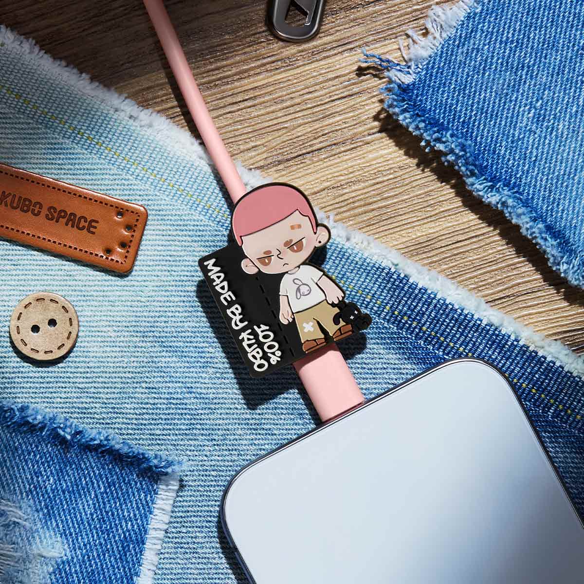 KUBO JEANS SERIES-Cable Blind Box Holiday gifts Valentine’s Day gifts Gifts Cute Collection TYPE-C iphone phone