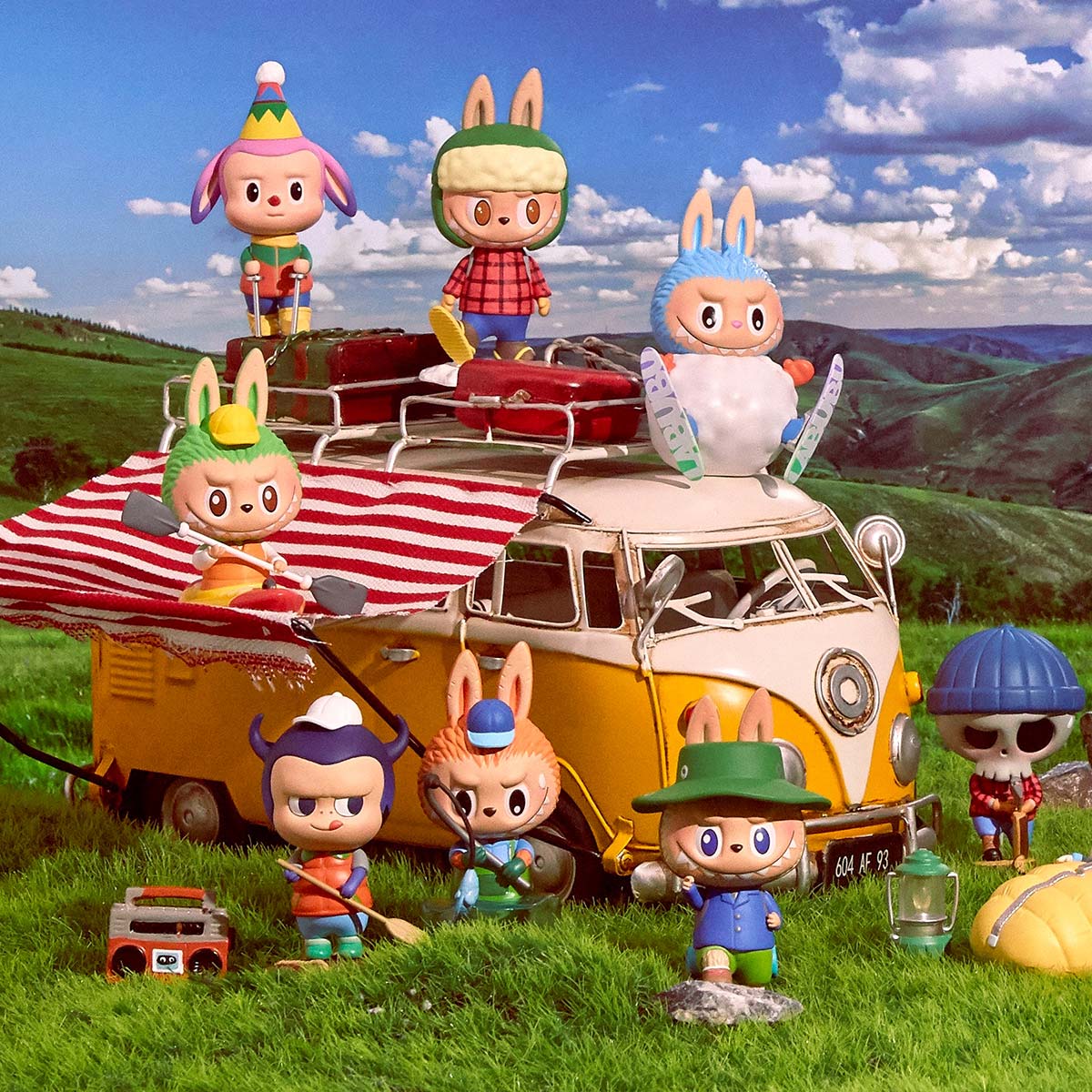 THE MONSTERS Camping Series blind box Labubu