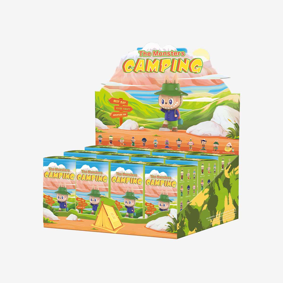 THE MONSTERS Camping Series blind box Labubu