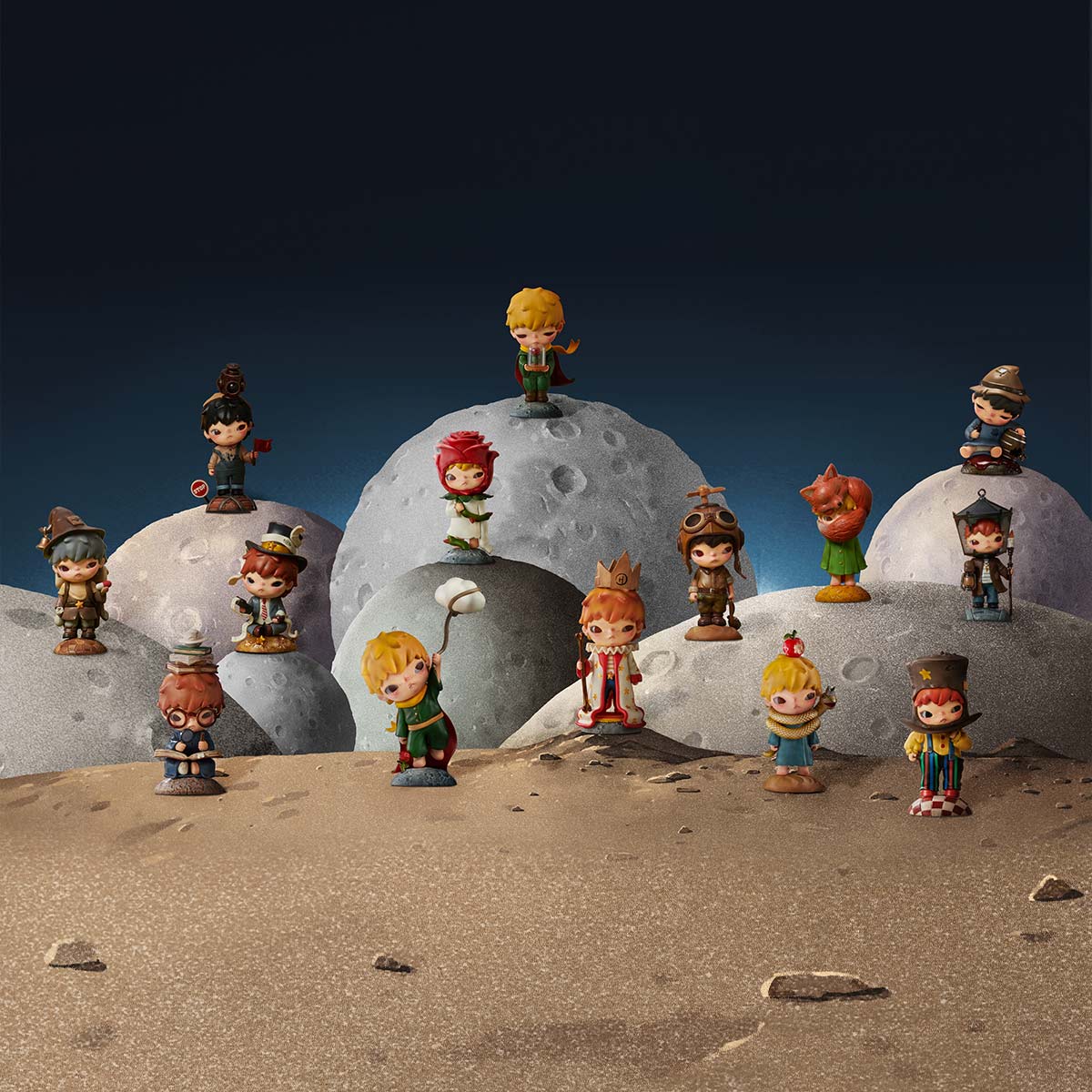 Hirono*Le Petit Prince Series Figures blind box toy