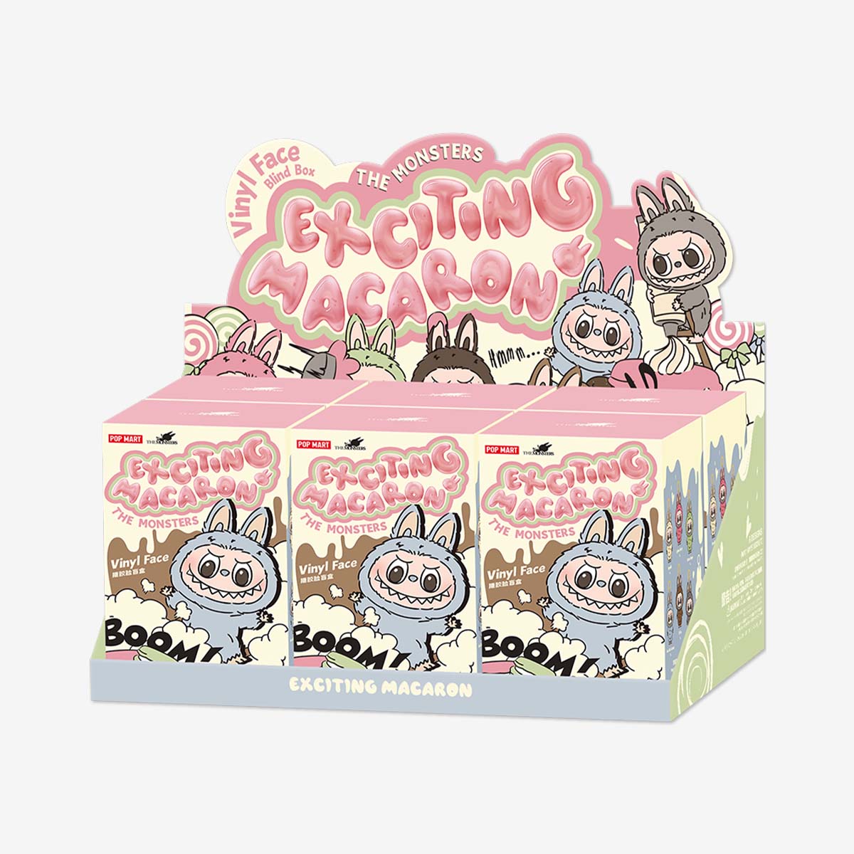 Labubu V1 THE MONSTERS - Exciting Macaron Vinyl Face Blind Box
