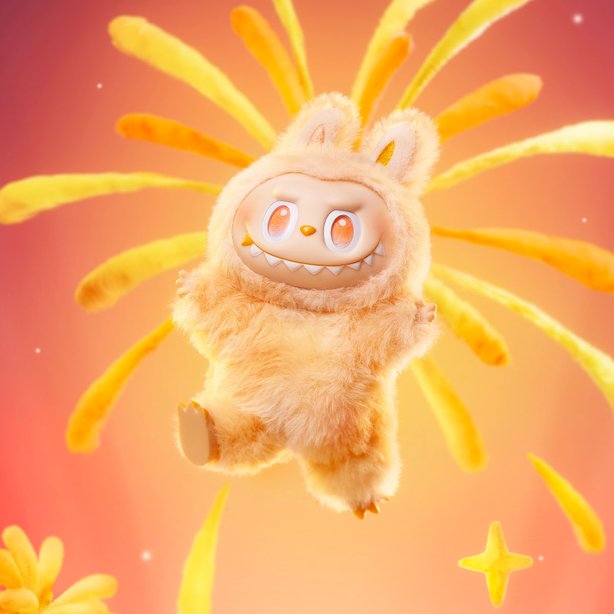 THE MONSTERS Big into Energy Series-Vinyl Plush Pendant Blind Box Labubu V3（In stock, next day delivery）