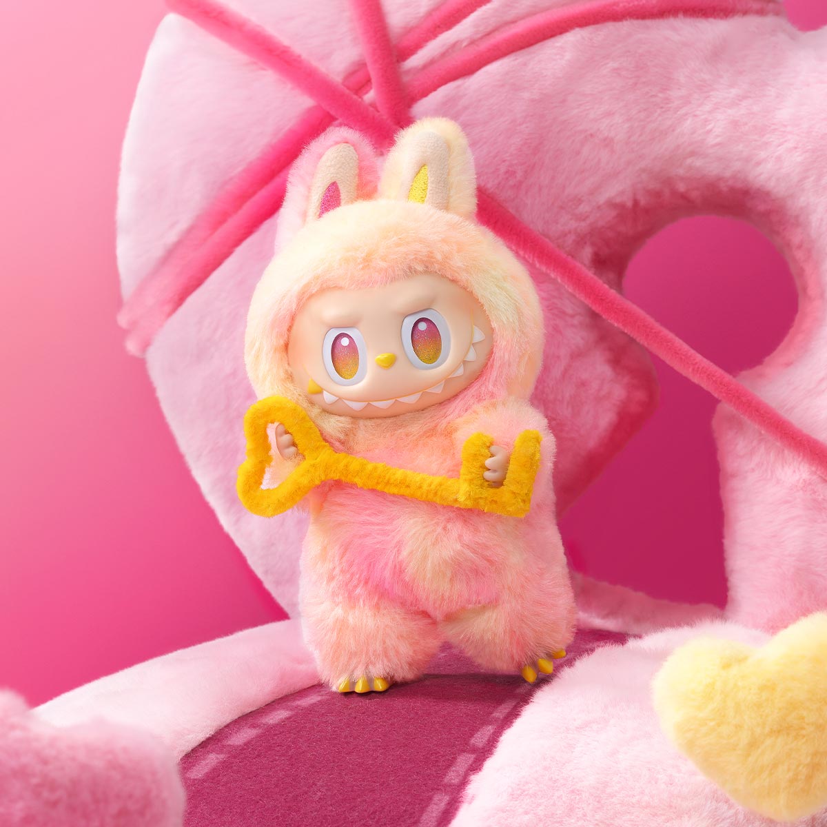 THE MONSTERS Big into Energy Series-Vinyl Plush Pendant Blind Box Labubu V3（In stock, next day delivery）