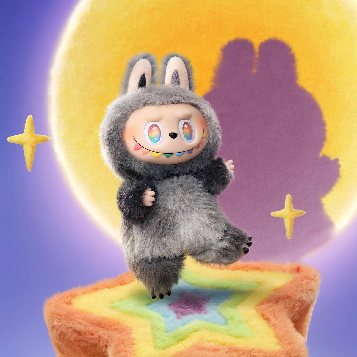 THE MONSTERS Big into Energy Series-Vinyl Plush Pendant Blind Box Labubu V3（In stock, next day delivery）