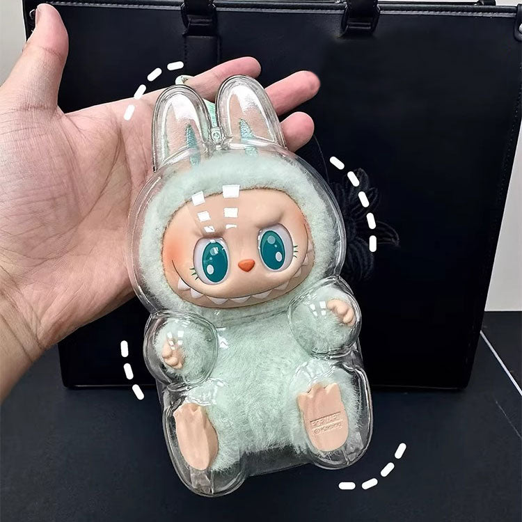 labubu shell protective case Transparent pendant labubu v1 v2 v3 apply dustproof