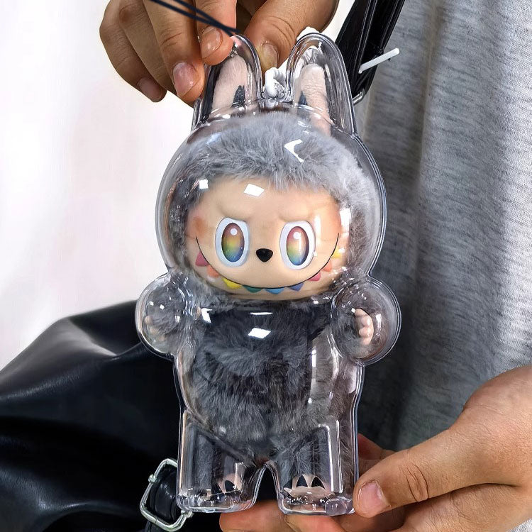 labubu shell protective case Transparent pendant labubu v1 v2 v3 apply dustproof