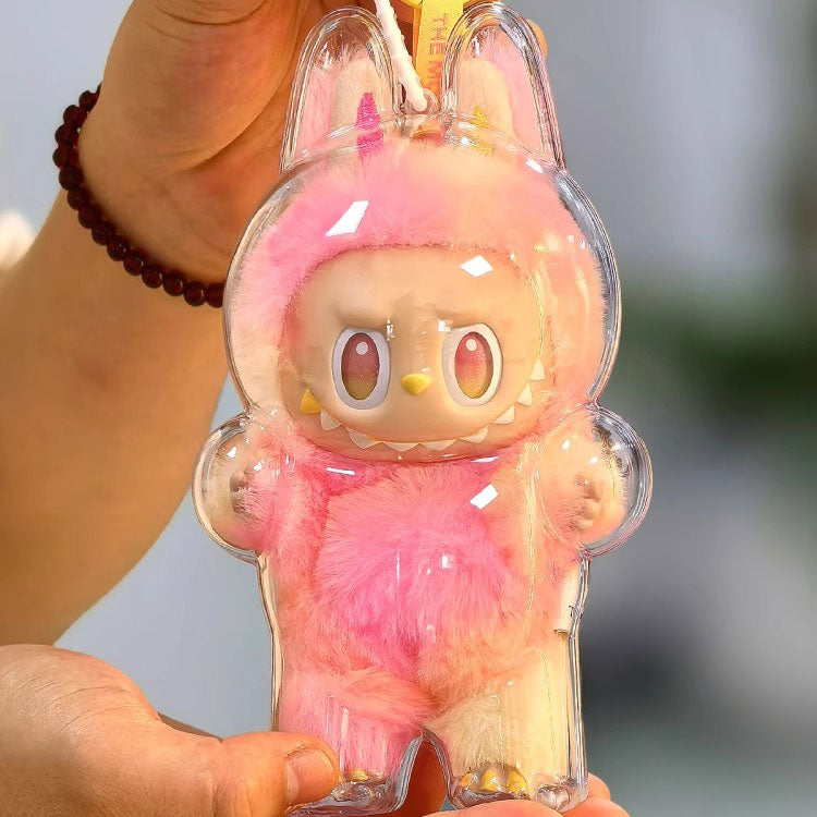 labubu shell protective case Transparent pendant labubu v1 v2 v3 apply dustproof