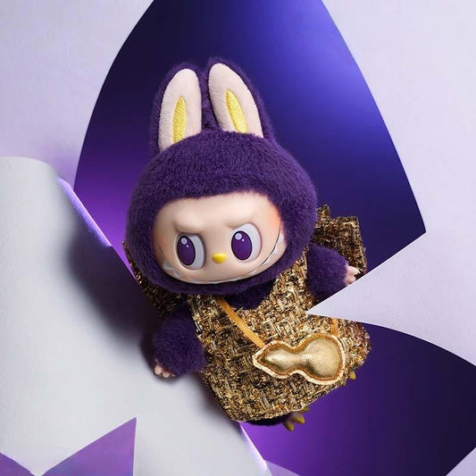 LABUBU * PRONOUNCE – WINGS OF FORTUNE Vinyl Plush Hanging Card Labubu Milan gift Plush ornament toy