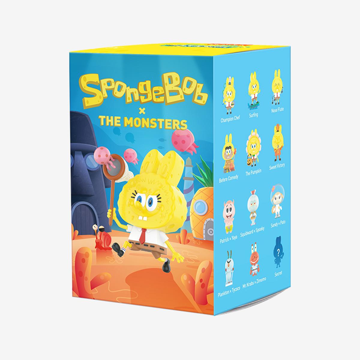 The Monsters labubu SpongeBob Series blind box Figure cute Toy labubu
