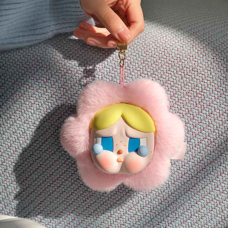 CRYBABY Sad Club Series-Silicone Plush Earphone Bag CRYBABY Sad Club Series Silicone Crying Baby Flower CRYBABY Plush Earphone Case Peripheral Gift