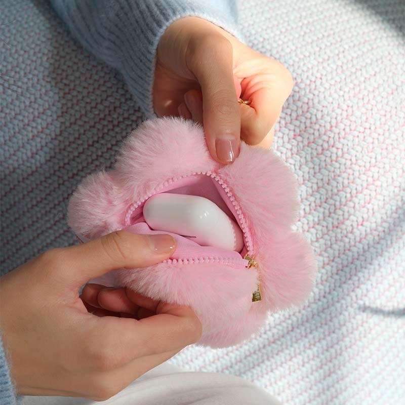 CRYBABY Sad Club Series-Silicone Plush Earphone Bag CRYBABY Sad Club Series Silicone Crying Baby Flower CRYBABY Plush Earphone Case Peripheral Gift