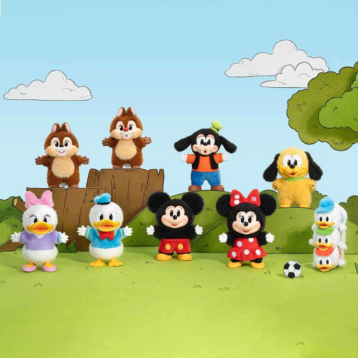 Mickey Family Cute Together Keychain Series Figures blind box