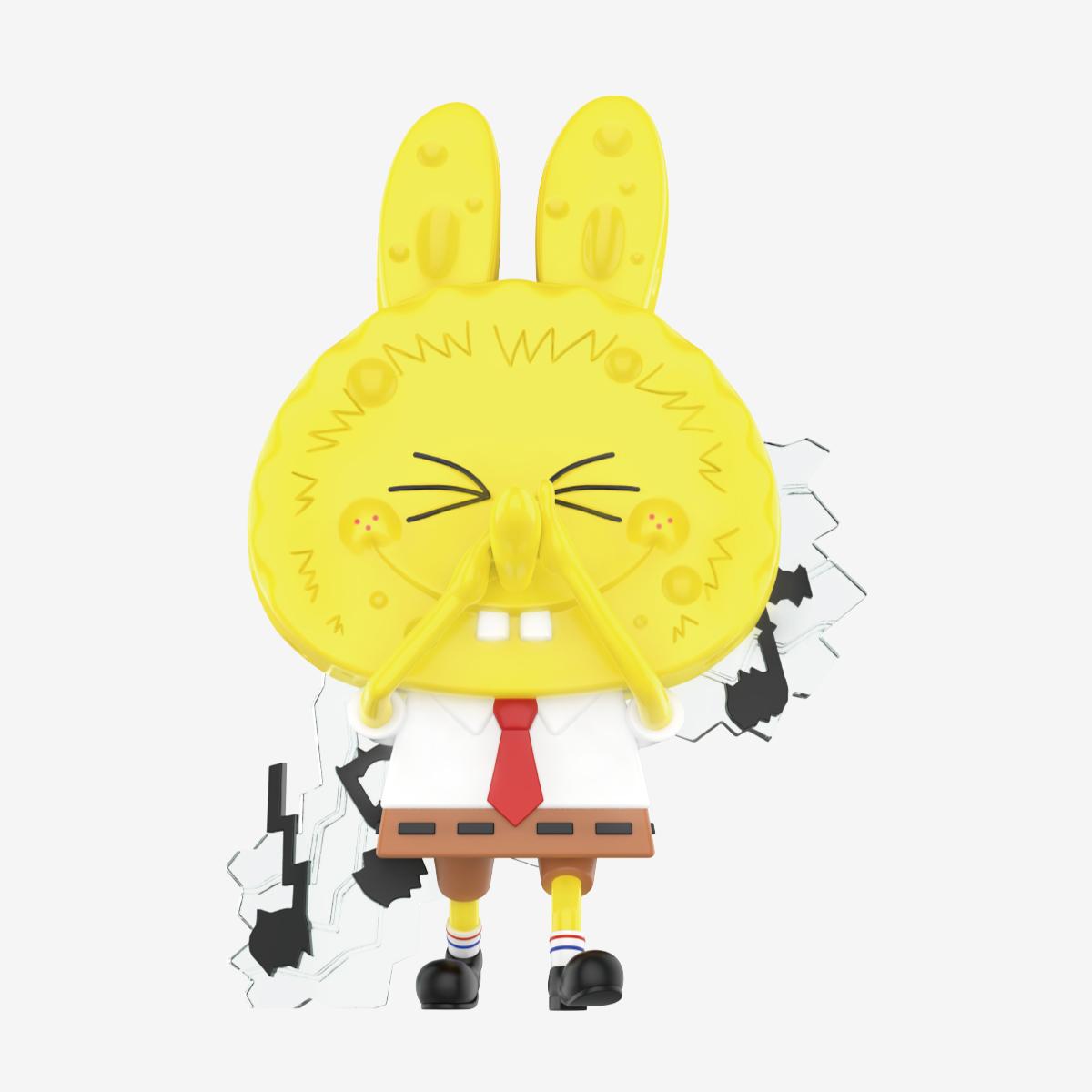 The Monsters labubu SpongeBob Series blind box Figure cute Toy labubu