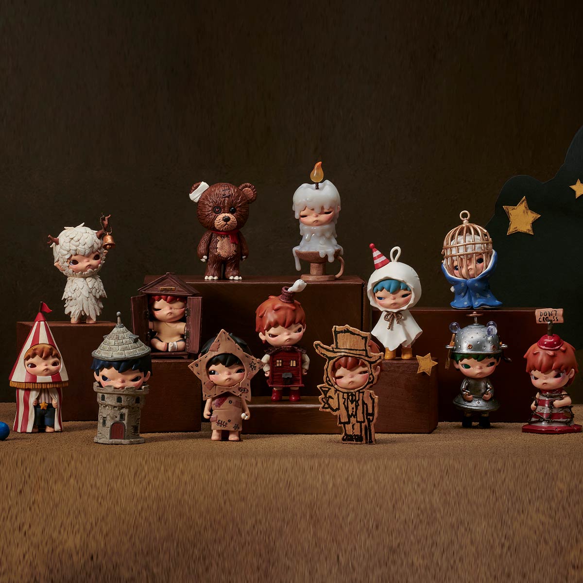 Hirono Shelter Series Figures blind box toys